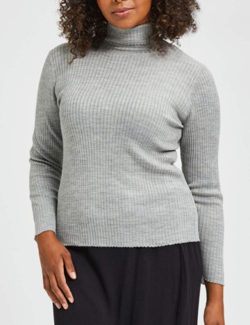 Bluza Selected Femme Plus Size, gri