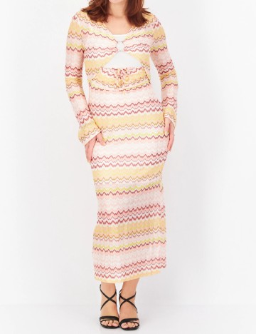 Rochie lunga River Island, roz