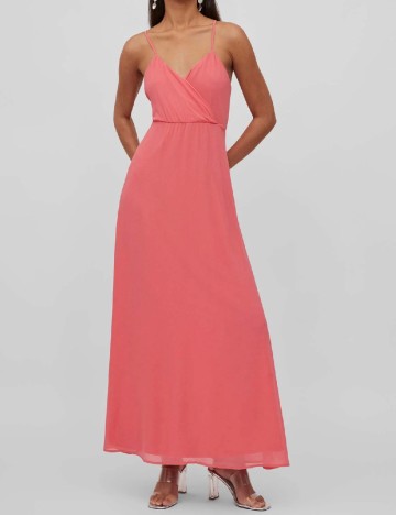 Rochie lunga Vila, roz