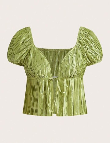 Top SHEIN, verde