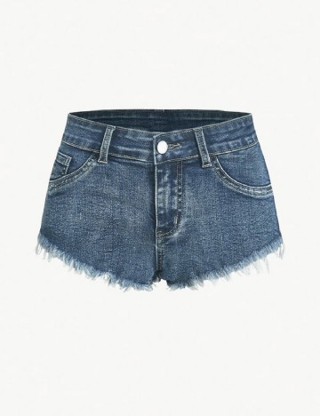 Pantaloni scurti SHEIN, albastru