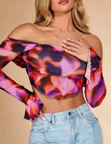 Top SHEIN, mix culori