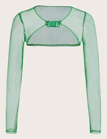 Top SHEIN, verde