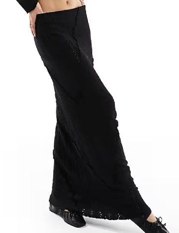 Fusta Miss Selfridge, negru