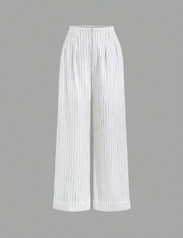 Pantaloni SHEIN, alb