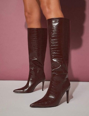 Cizme SHEIN, maro