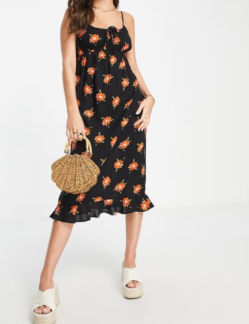 Rochie medie Miss Selfridge, negru