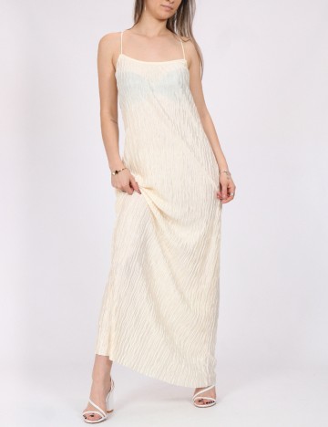 Rochie lunga Vero Moda, crem