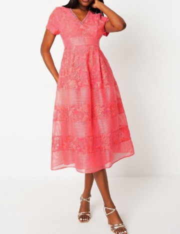 Rochie medie Coast, roz