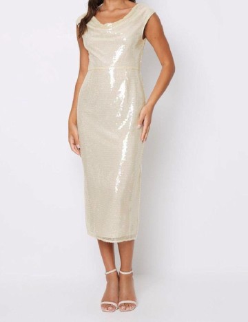 Rochie medie Coast, galben