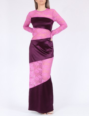 Rochie lunga Something New, roz