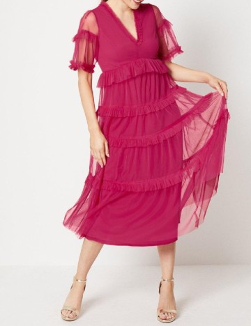 Rochie medie Coast, roz