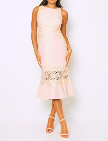 Rochie medie Coast, crem