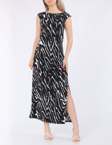 Rochie medie Pieces, negru