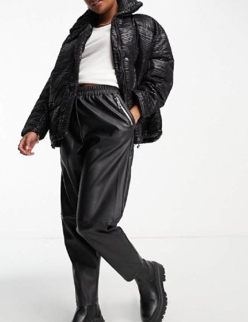 Geaca Oversize UrbanCode, negru