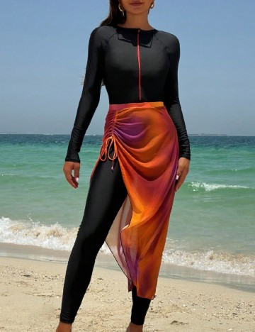 Compleu De Plaja SHEIN, negru