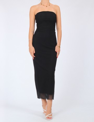 Rochie medie Stradivarius, negru