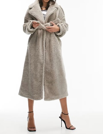 Palton Top Shop, gri