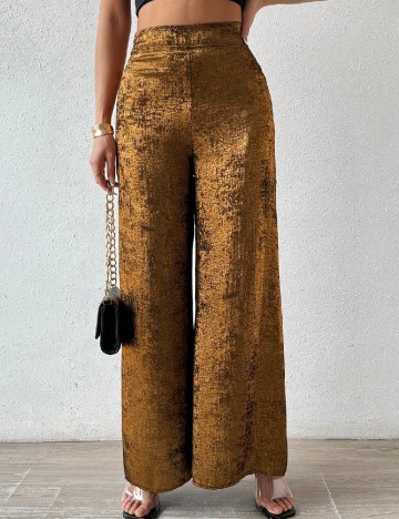 Pantaloni SHEIN, auriu