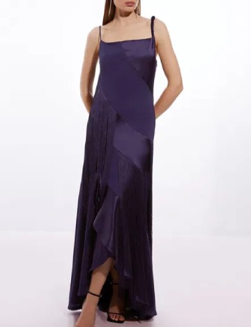 Rochie lunga Karen Millen, bleumarin