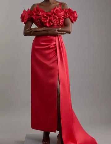 Rochie lunga Karen Millen, rosu