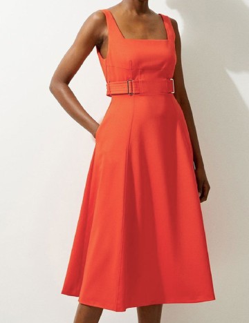 Rochie medie Karen Millen, portocaliu