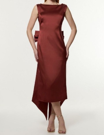 Rochie medie Karen Millen, caramiziu