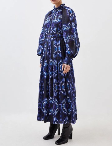 Rochie lunga Karen Millen, albastru