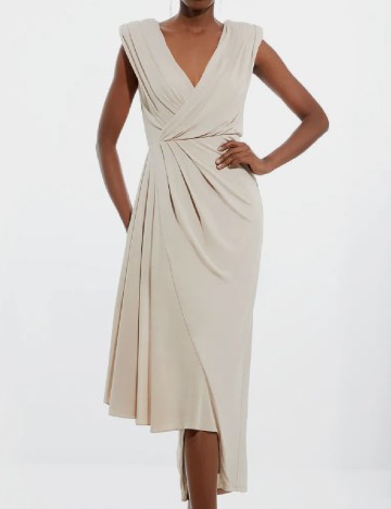 Rochie medie Karen Millen, bej