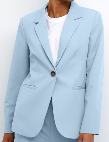 Sacou Kaffe, albastru