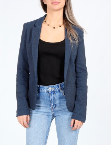 Sacou Bershka, albastru