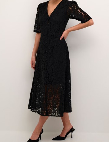 Rochie medie Kaffe, negru