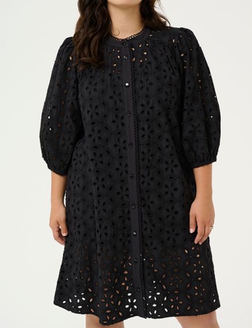 Rochie scurta Kaffe Curve, negru