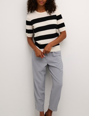 Bluza Kaffe, alb/negru