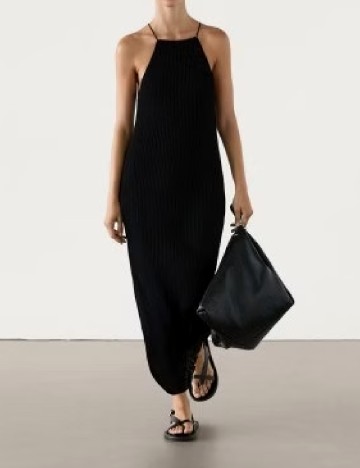 Rochie medie Massimo Dutti, negru