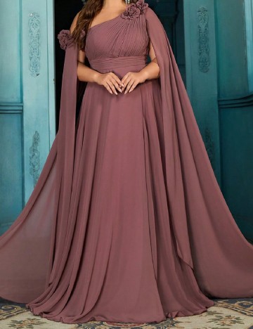 Rochie lunga SHEIN CURVE, roz