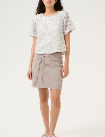 Bluza Karen By Simonsen, argintiu