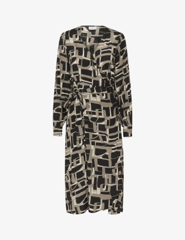 Rochie lunga Kaffe Curve, mix culori