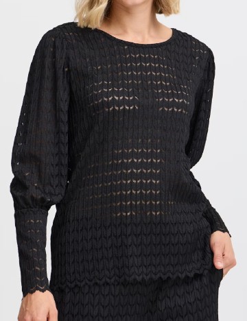 Bluza Fransa, negru