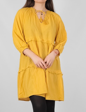 Rochie scurta Vero Moda, galben