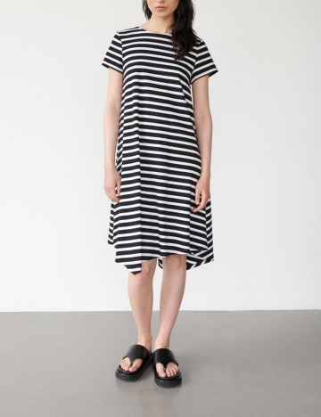 Rochie medie Reserved, alb/negru