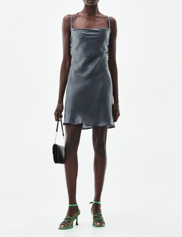 Rochie scurta Reserved, gri