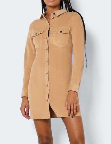 Rochie scurta Noisy May, maro