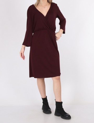 Rochie scurta Vila, visiniu