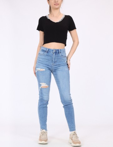 Blugi American Eagle, bleu