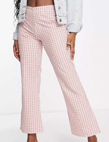 Pantaloni ASOS, roz