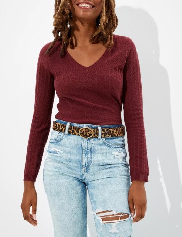 Bluza American Eagle, visiniu