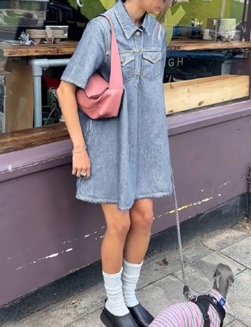 Rochie scurta SHEIN, albastru