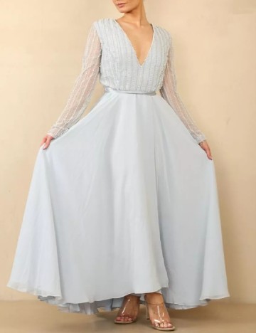 Rochie lunga ASOS, albastru