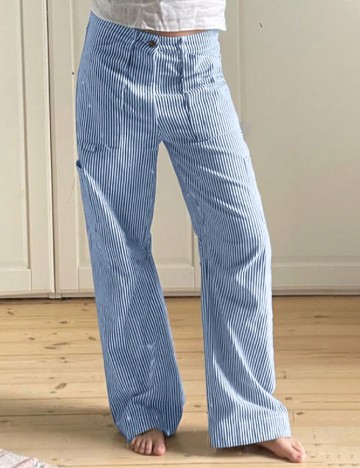 Pantaloni SHEIN, albastru